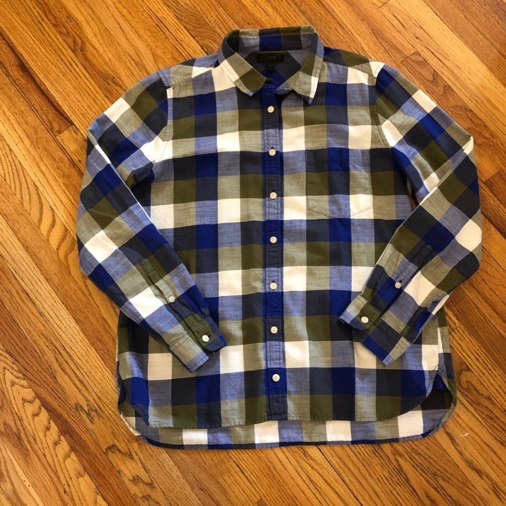 J. Crew Shrunken Boy Shirt